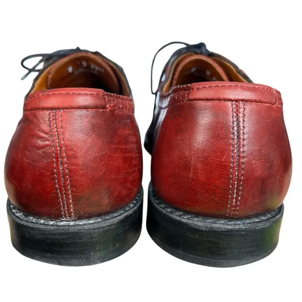 Allen Edmonds Men’s Cornwallis Burgundy Leather Lace Up Oxford Size US 9 D